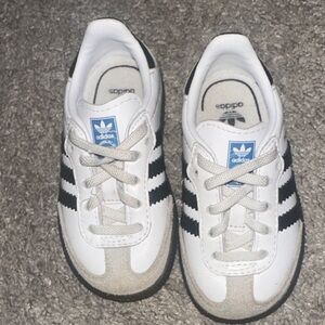 Adidas White and Black Kids' Sneakers